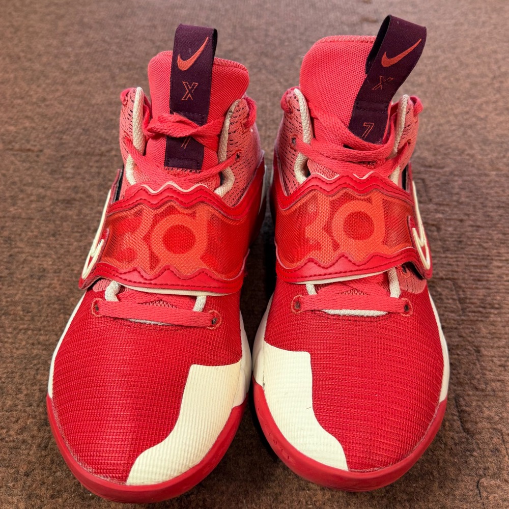 A- Nike KD Trey 5 X Mens Basketball gym Shoes University Red DD9538-601 Size 8 - Picture 2 of 11